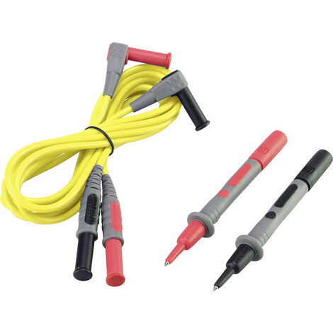 VOLTCRAFT MSL-504 Messleitung Stecker 4 mm Prüfspitze 1.20 m Gelb 1 St.