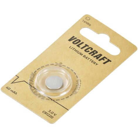 VOLTCRAFT Pile bouton CR 1220 3 V 1 pc(s) 40 mAh lithium LM1220 X984382