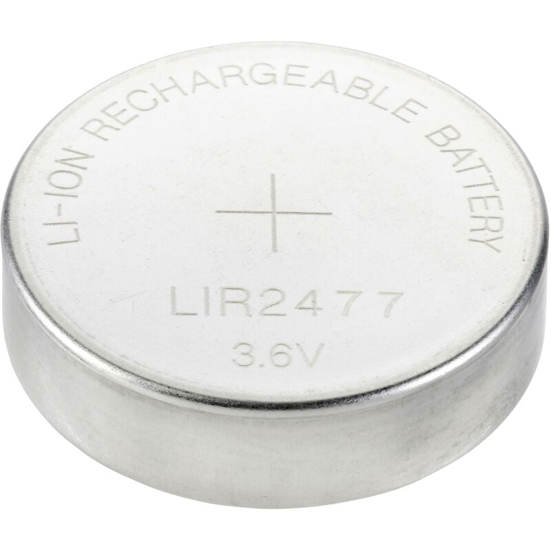 VOLTCRAFT Pile bouton rechargeable LIR 2477 lithium 180 mAh 3.6 V 1 pc(s) S156912