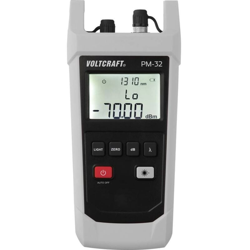 Testeur de fibre optique VC-11499080 VOLTCRAFT PM-32