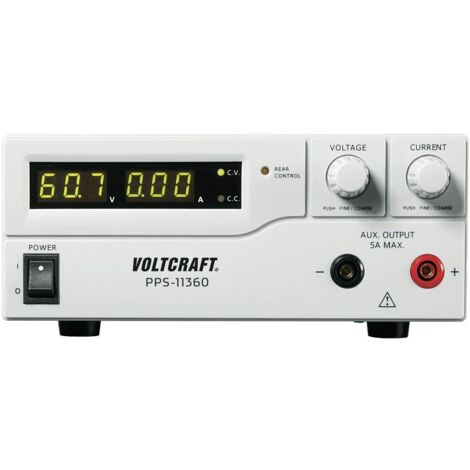 VOLTCRAFT PPS-11360 Alimentatore da laboratorio regolabile 1 - 36 V/DC 0 - 5 A 180 W USB , Remoto Programmabile Num. us