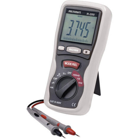VOLTCRAFT R-200 Komponententester  digital  CAT III 600 V Anzeige (Counts): 4000