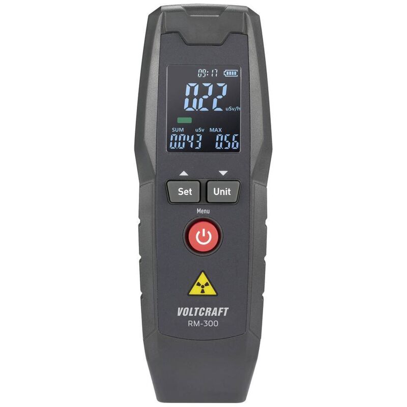 Voltcraft - Compteur Geiger RM-300 Radiation: Beta, Gamma, Rayons x signal sonore d'avertissement D045212