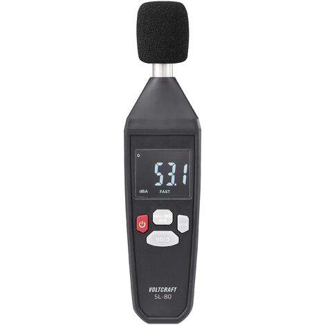 VOLTCRAFT SL-80 Sonomètre 30 - 130 dB 31.5 Hz - 8 kHz