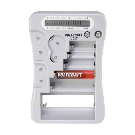 VOLTCRAFT TESTEUR DE PILES VC1T PLAGE DE MESURE (TESTEUR DE PILE) 1,5 V, 3 V, 6 V, 9 V PILE VC-12613270