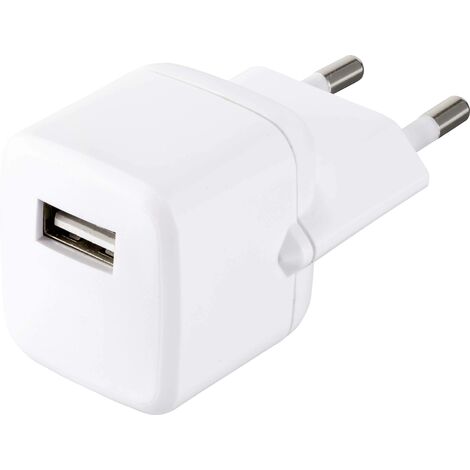 VOLTCRAFT UC-1AXX001 Chargeur USB 12 W 1x USB-A blanc intérieure A416972