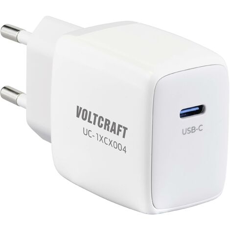 VOLTCRAFT UC-1XCX004 Chargeur USB 20 W intérieure Courant de sortie (max.) 3 A 1 x 1x USB-C® GaN X298122