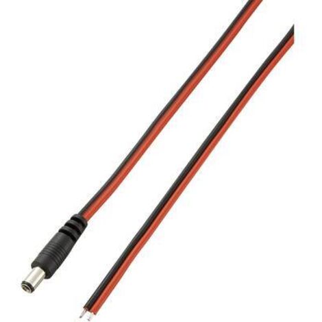 VOLTCRAFT VC-10906535 Câble de raccordement basse tension DC mâle - 5.5 mm 2.5 mm 1 pc(s) Q692742