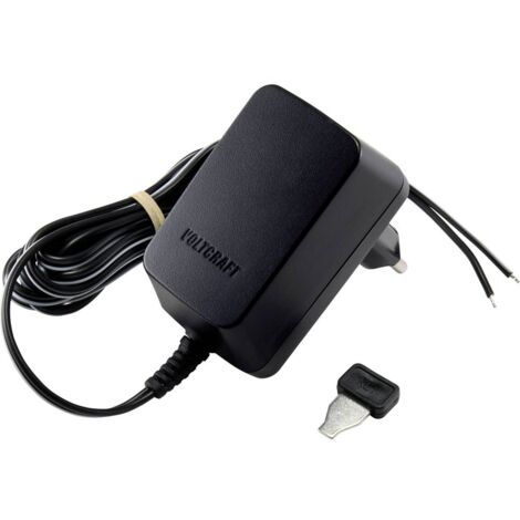 VOLTCRAFT VC-11258675 Alimentatore a spina regolabile 3 V/DC, 4.5 V/DC, 5 V/DC, 6 V/DC, 7.5 V/DC, 9 V/DC, 12 V/DC 0.6 A