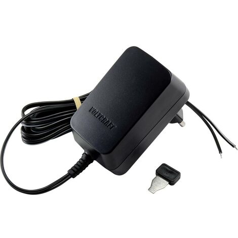 VOLTCRAFT VC-11258685 Alimentatore a spina regolabile 3 V/DC, 4.5 V/DC, 5 V/DC, 6 V/DC, 7.5 V/DC, 9 V/DC, 12 V/DC 1 A 1