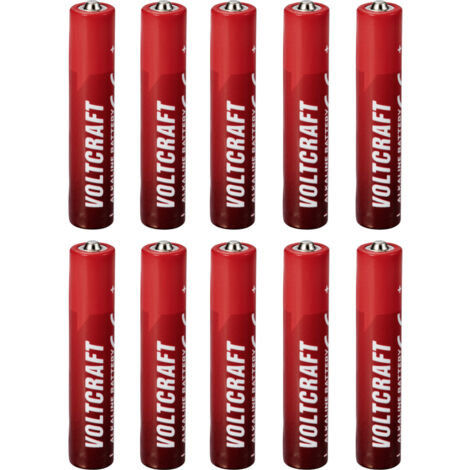 VOLTCRAFT VC-16108025 Mini (AAAA)-Batterie Mini (AAAA)  Alkali-Mangan 1.5 V 500 mAh 10 St.