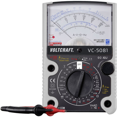 VOLTCRAFT VC-5081 Hand-Multimeter  analog  CAT III 500 V