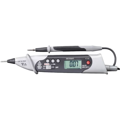 VOLTCRAFT VC-86 Multimètre numérique CAT III 250 V Affichage (nombre de points): 4000 Q59395