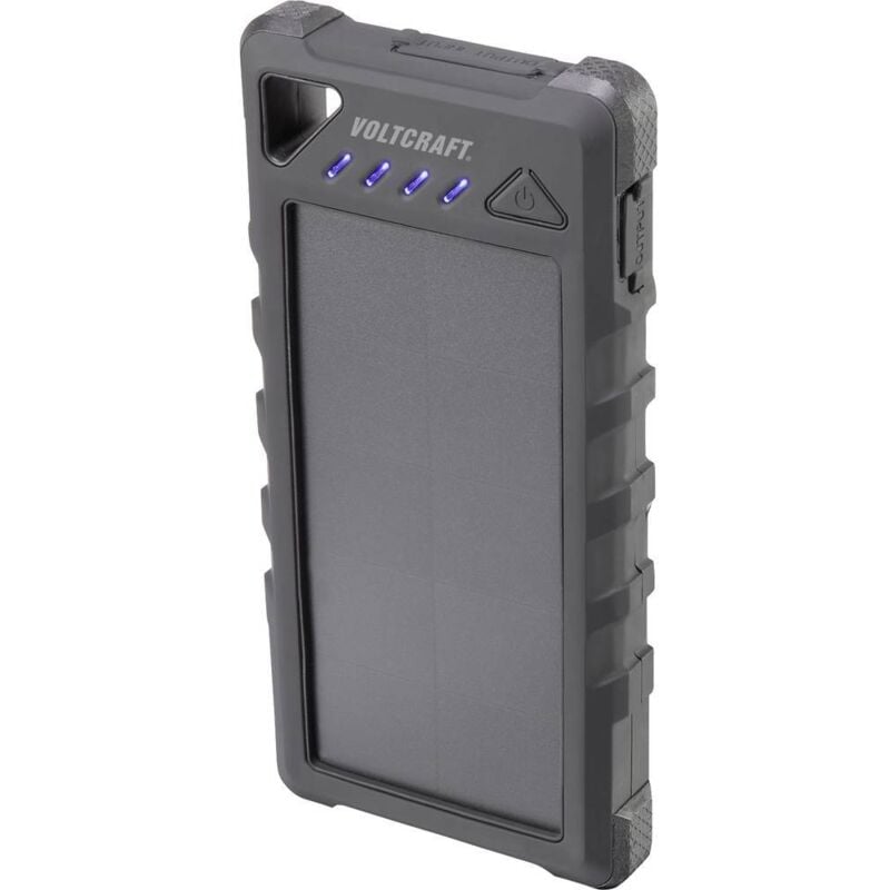 Powerbank solaire Voltcraft VC-SL16000 VC-11946675 Courant de charge cellule solaire 280 mA 16000 mAh