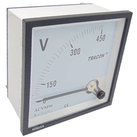 Voltímetro 0-450 Vac 96x96