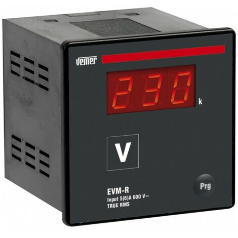 Voltímetro o amperímetro Vemer EVM-R 600VAC VM293800