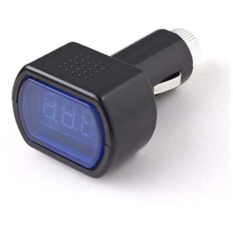 Voltímetro para coche de 12 V, XU, pantalla digital, toma de encendedor - KZQ