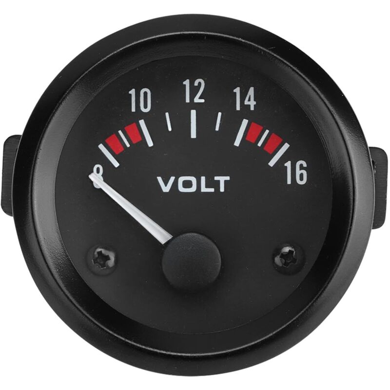 Voltímetro universal para coche de 12 V, indicador universal de 2