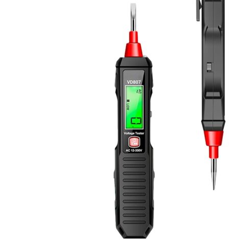 Voltímetro y comprobador de voltaje  Probador de circuitos inteligente, comprobador de voltaje reactivo de 0-300 V CA para circuitos y voltajes automotrices y domésticos.