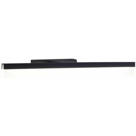 Voltman – Applique de salle de bain 57cm noire – 12W 960lm 4000K – Étanchéité IP44 – Design moderne pour espaces restreints