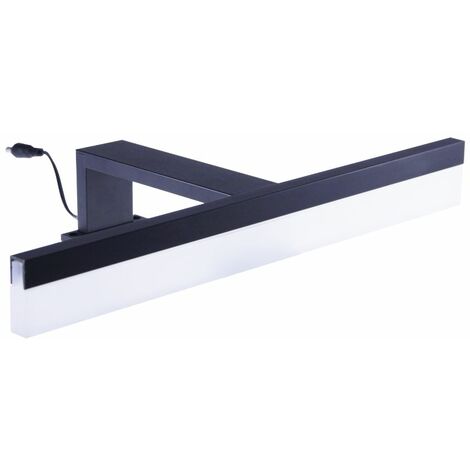Voltman – Applique de salle de bain 78cm noire – 16W 1280lm – Étanchéité IP44 – Design moderne rectangulaire et cubique