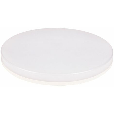 Voltman – Plafonnier rond salle de bain étanche IP44 15W 1350lm 4000K – Dimensions 33x33cm – Lumière blanche neutre LED