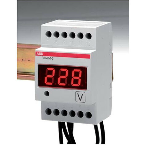 Voltmètre Abb numérique 600VCA/DC EG 655 3