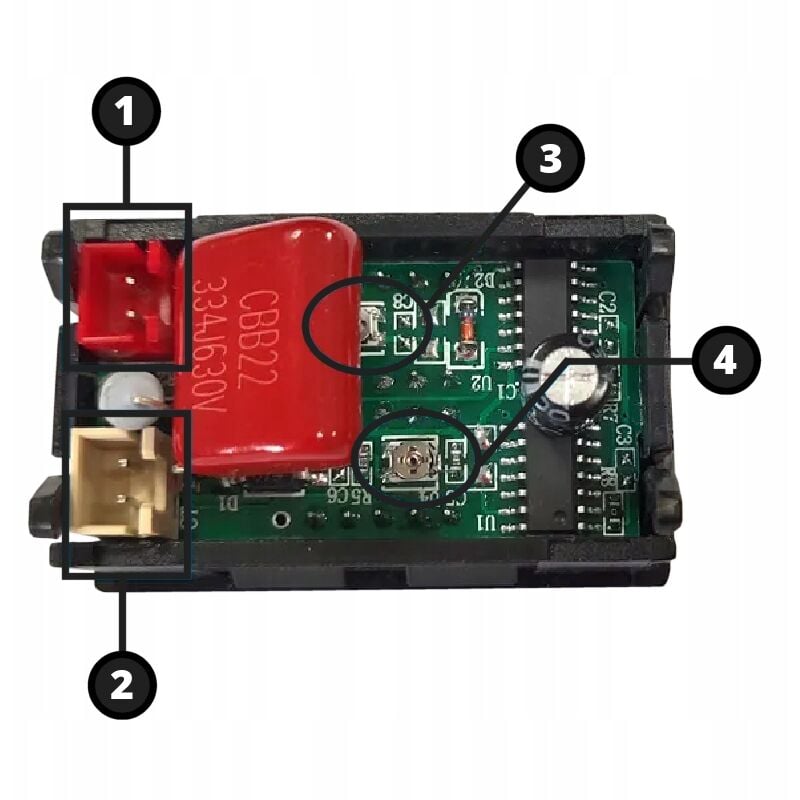 VOLTMÈTRE AMPÈREMÈTRE AC 100A 500V transformateur