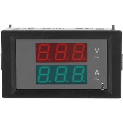Voltmètre Ampèremètre Numérique AC 50-500V 1-80A avec Affichage Digital AT-5035-A/V