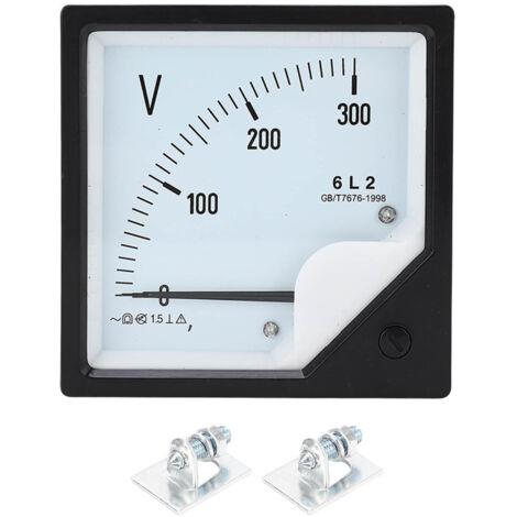 Voltmètre Analogique 0-300V pour Équipements Électriques et Groupes Électrogènes - Précision 2.5