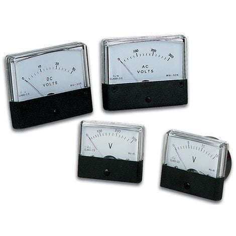 Voltmètre 99T1-V Panneau analogique rectangulaire DC0-450V Voltmètre  Voltmètre de panneau analogique - AliExpress