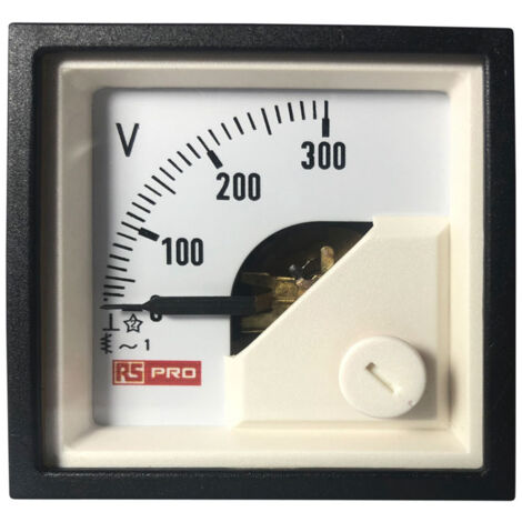 Voltmètre analogique RS PRO, V c.a., 1 % ( Prix pour 1 )