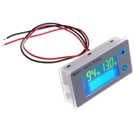 Voltmètre de capacité de batterie universel 10-100V, testeur LCD pour voiture, indicateur plomb-acide