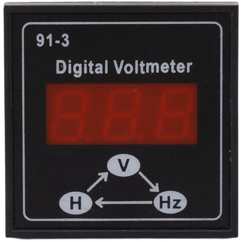 Voltmètre numérique 91 3 pour groupe électrogène essence Diesel, accessoires 220V 380V, monophasé, 3 phases