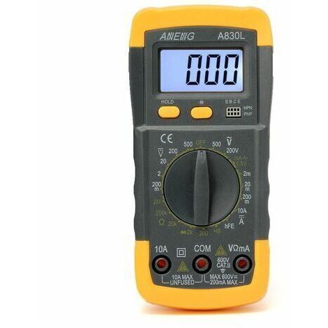 Voltmètre numérique ampèremètre Lcd gamme automatique ohmmètre multimètre AC/Dc Volt testeur mètre rhéoscope