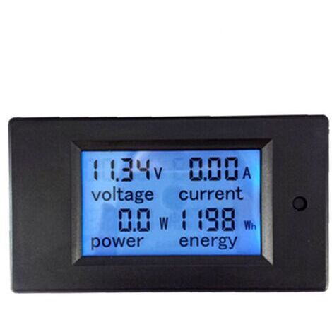 Voltmetro-amperometro CC multifunzione – Display LCD digitale – Tester e rilevatore di corrente