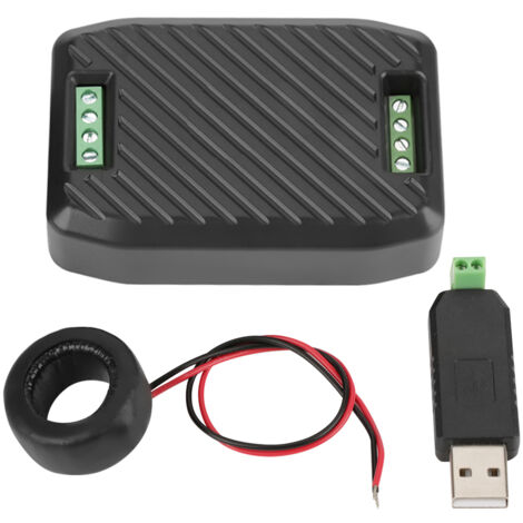 Voltmetro, corrente, fattore di potenza, frequenza, misuratore di energia (1 misuratore, 1 trasformatore incluso, 1 porta USB a 485)