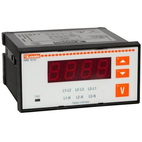 Voltmetro Digitale 3F 96X48Mm+ Rele Programmato