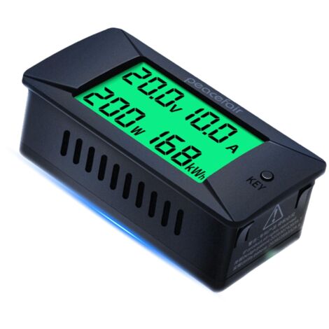 Voltmetro digitale Amperometro Wattmetro, PZEM-025 Misuratore elettrico Tester batteria Voltmetro digitale DC Amperometro 0300V/100A