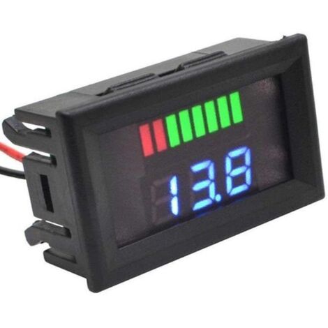 Voltmetro digitale da 72 V per auto e moto - Indicatore LED di batteria