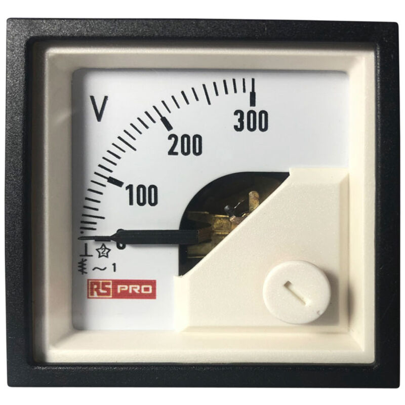 Rs Pro - Voltmètre analogique v c.a., 1 % ( Prix pour 1 )