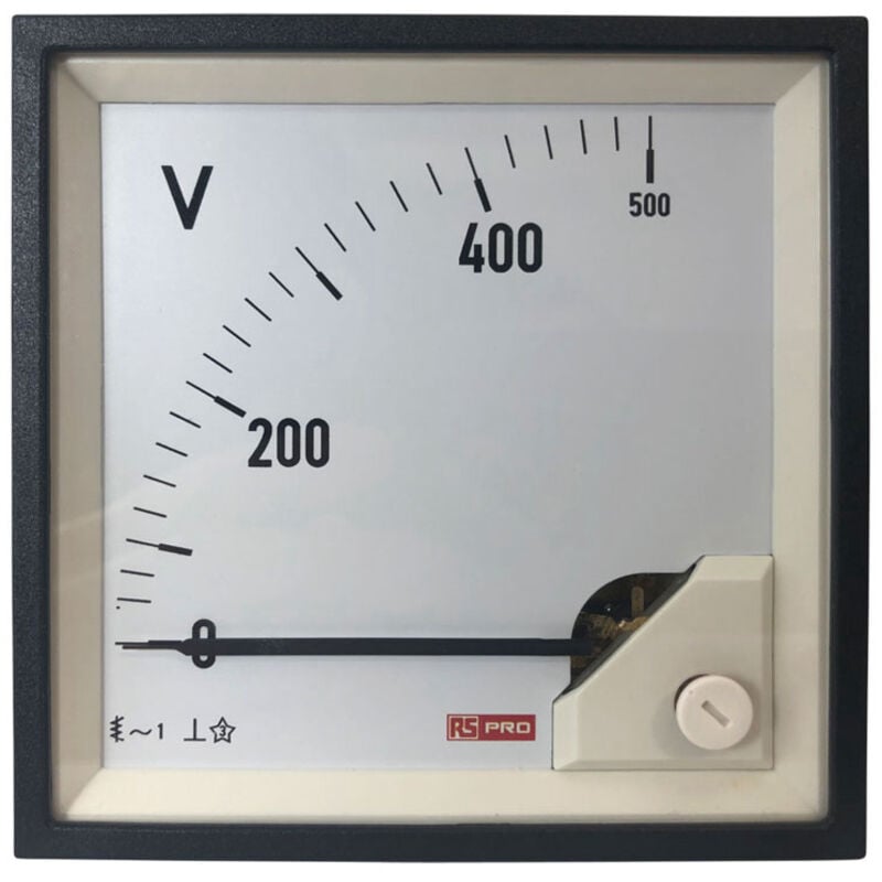 Rs Pro - Voltmètre analogique v c.a., 1 % ( Prix pour 1 )