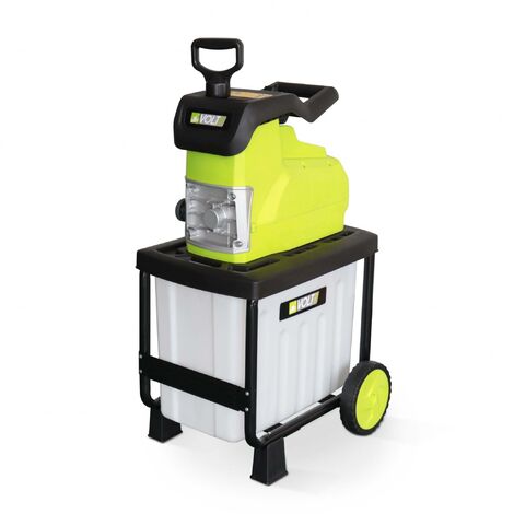 VOLTR - Broyeur de branches électrique à rotor - Moteur 2800W à induction, avec bac de récupération 55L, puissant et silencieux