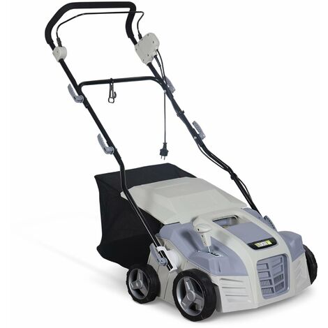 VOLTR - Scarificateur électrique gazon 1800W - Outil 2en1 aérateur et démousseur pelouse, 2 rouleaux : couteaux et griffes