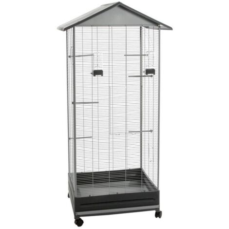 VOLTREGA Pajarera 430 Gris Oscuro 79 x67.5 x167 cm