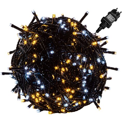Guirlande lumineuse Timer 10 m Bicolore 100 LED CT