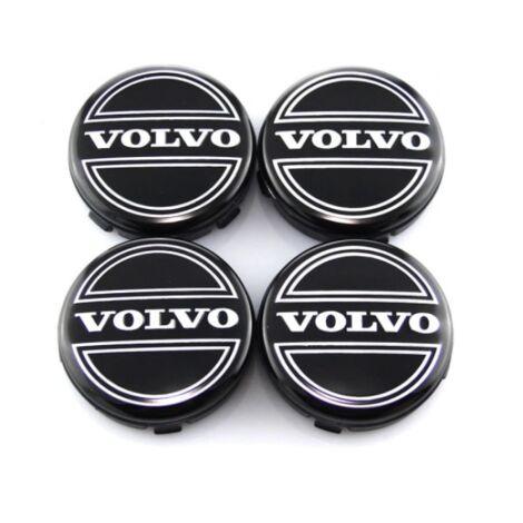 Volvo01- 64MM Lot de 4 caches centraux Volvo