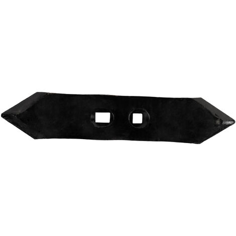 Vomere reversibile per vibrocoltivatore lungo 275mm 2 fori svasati Ø 12,5mm