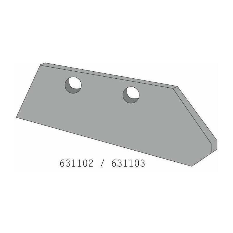 Vomerino adattabile alla produzione Kuhn 631103 sx...