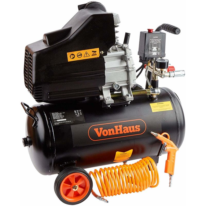 VonHaus 24L Air  Compressor  with Accessory Kit Max 